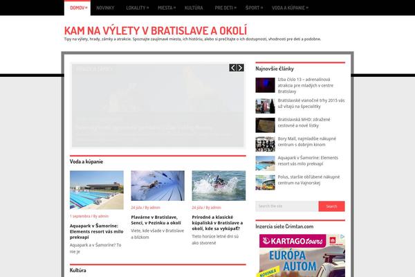 Hotnews theme site design template sample