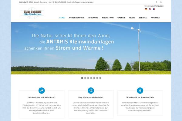 Site using Smooth Scroll Up plugin