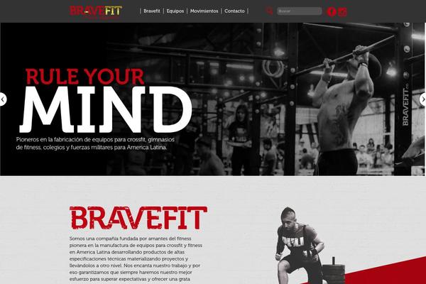 Brave theme site design template sample
