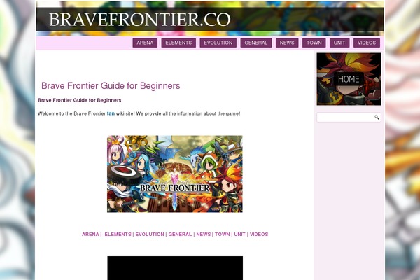 Brave theme site design template sample