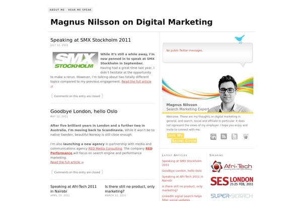 Thesis 1.6 theme site design template sample