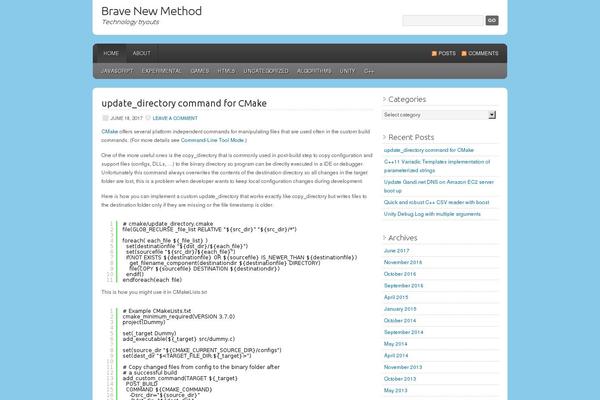 Site using SyntaxHighlighter Evolved plugin