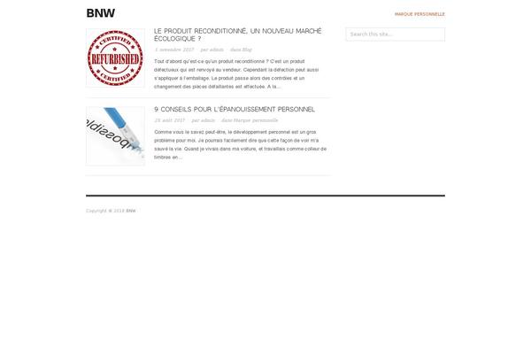 bravenewworld.fr site used Singl