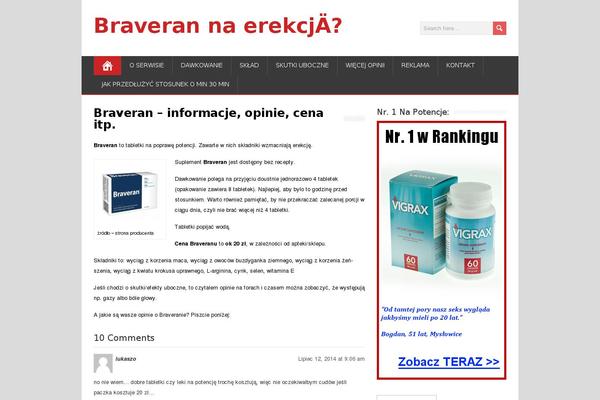 MineZine theme site design template sample