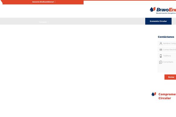 Site using WP Contact Slider plugin