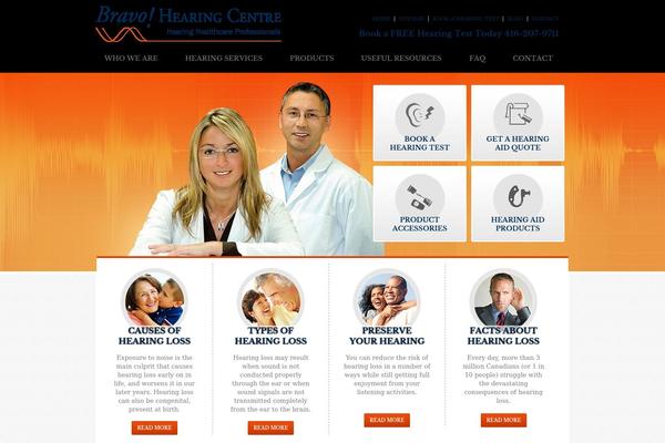 Bravo theme site design template sample