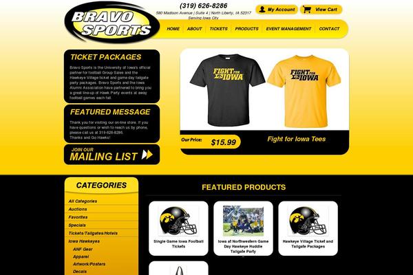 bravosportsmarketing.com site used Bravo_responsive