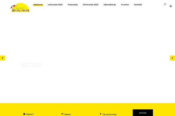 Getaway theme site design template sample