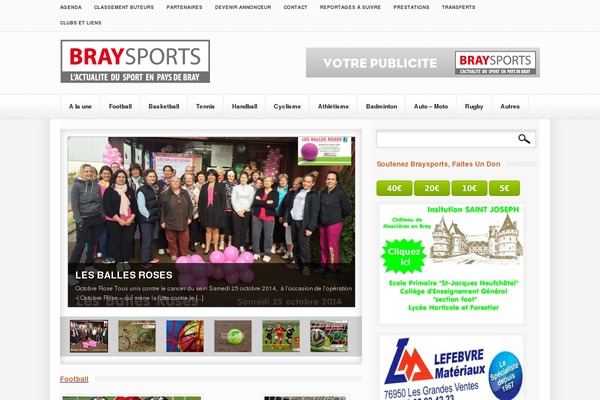 Broadcast theme site design template sample