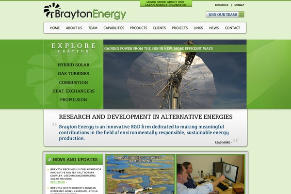 brayton-energy theme websites examples