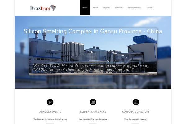 Sapphire theme site design template sample
