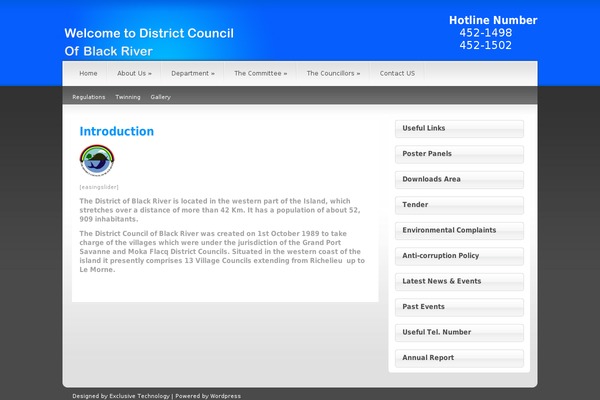Site using Slider plugin