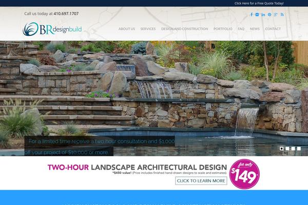 brdesignbuild.com site used Hercules-theme