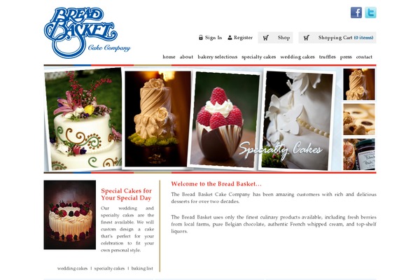 breadbasketcake.com site used Breadbasket