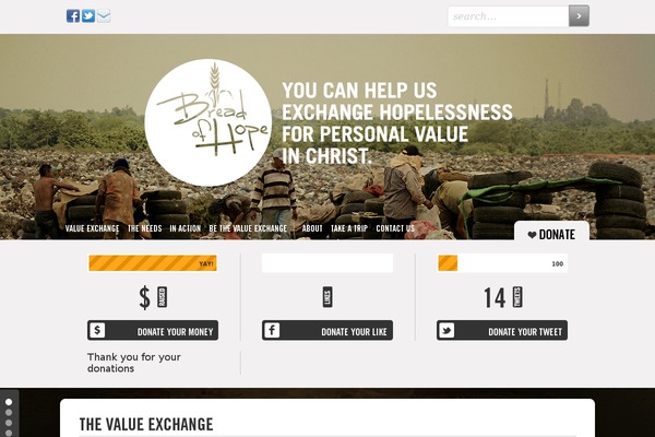 breadofhope.com site used Causestory