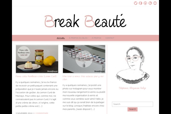 Isabelle theme site design template sample