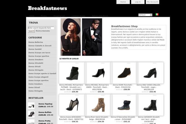 Radiate theme site design template sample