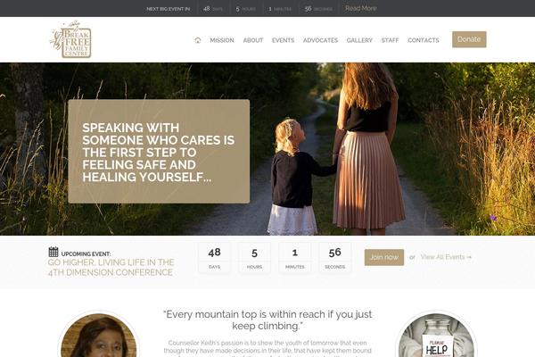 Church and Event theme site design template sample