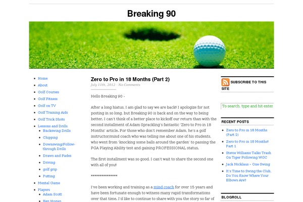 Cutline 3 Column Split theme site design template sample