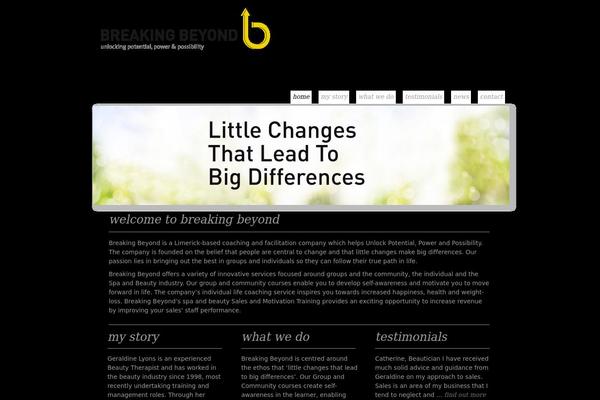 Starkers theme site design template sample