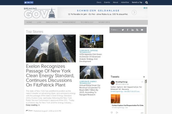 breakinggov.com site used Breaking Media