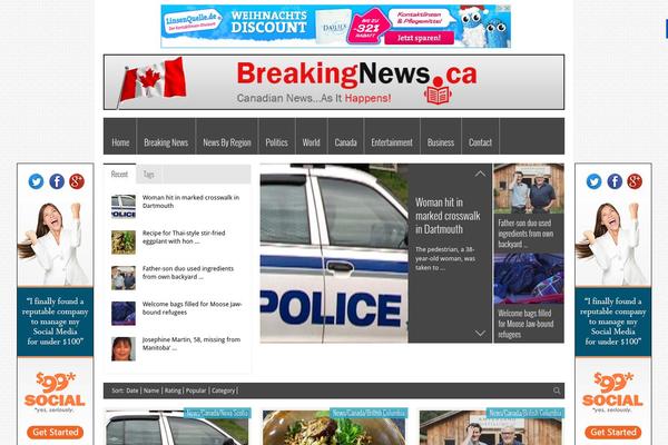 FlyingNews theme site design template sample