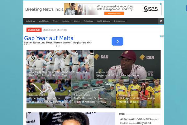 Sahifa theme site design template sample