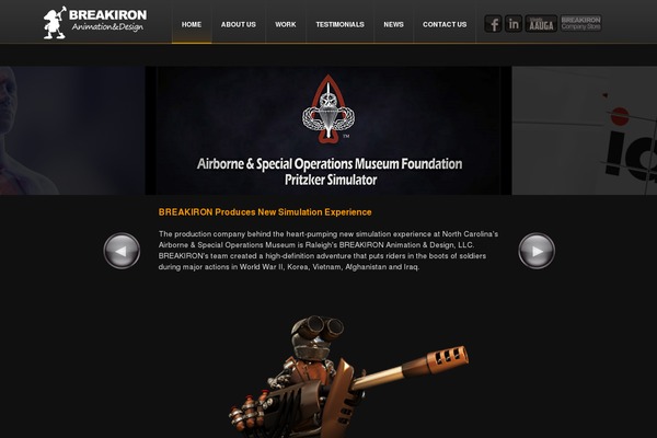 Neuron theme site design template sample