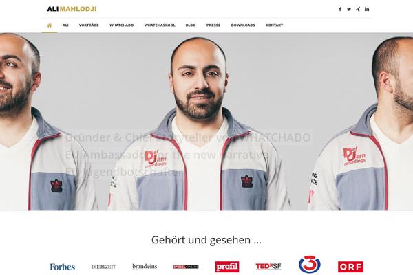 evolve theme site design template sample