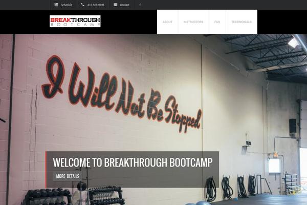 Fit Wp theme site design template sample