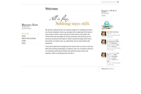 Oulipo theme site design template sample