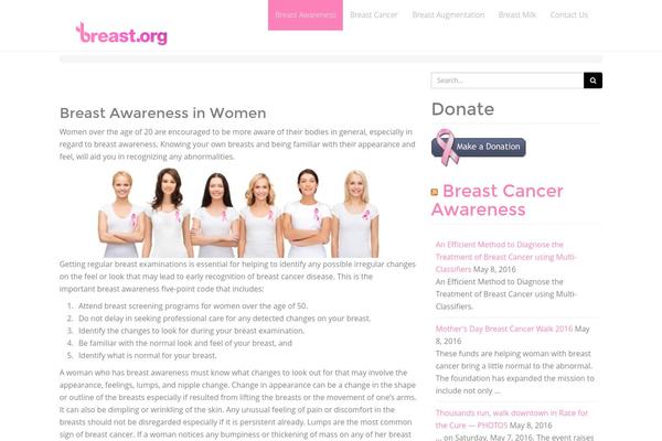 breast.org site used bootcake