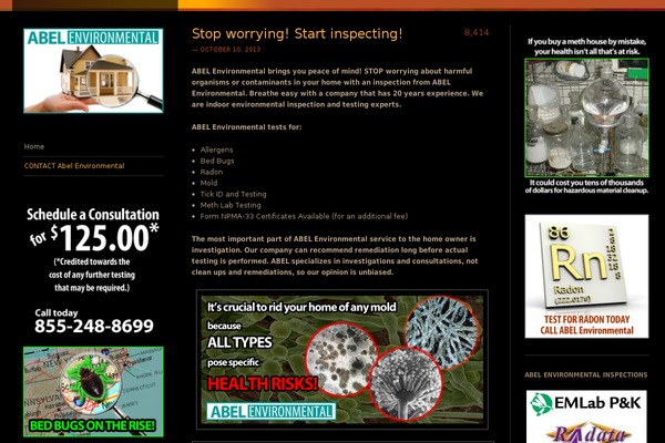 Sunspot theme site design template sample