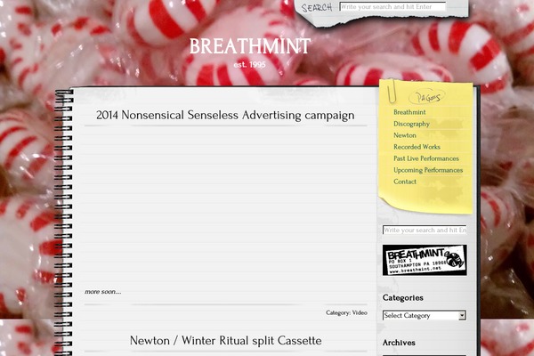 Anarcho Notepad theme site design template sample
