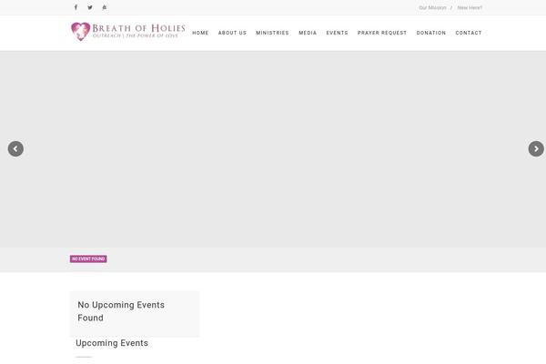 Adorechurch theme site design template sample