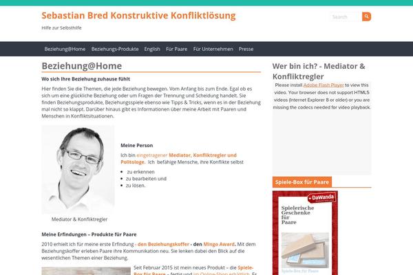 Adaptive Flat theme site design template sample