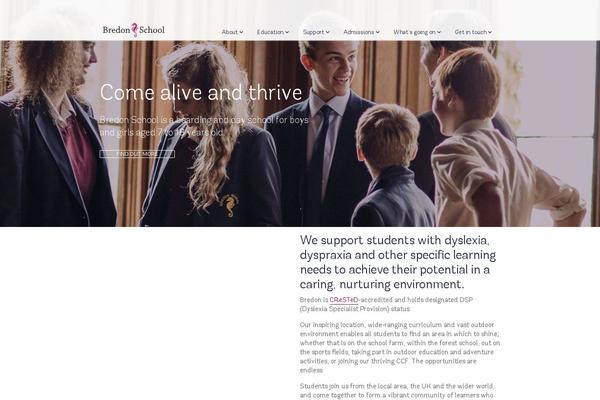 bredonschool.org site used Bredon