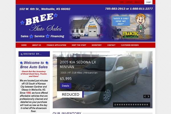 breeautosales.com site used Door