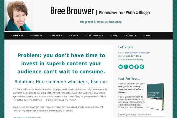 Pinboard theme site design template sample