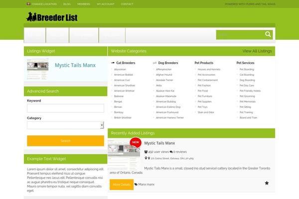 Dt theme site design template sample