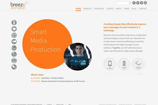 Blank theme site design template sample