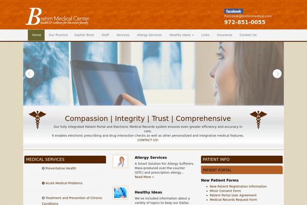 Ultimatum theme site design template sample