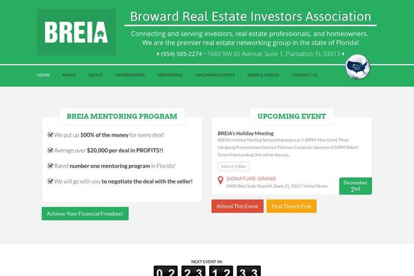 Producr theme site design template sample