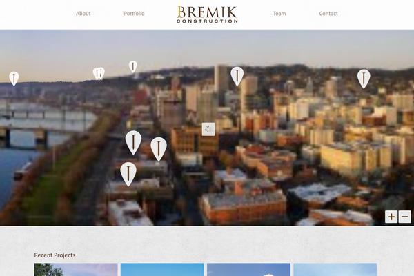 Roots theme site design template sample