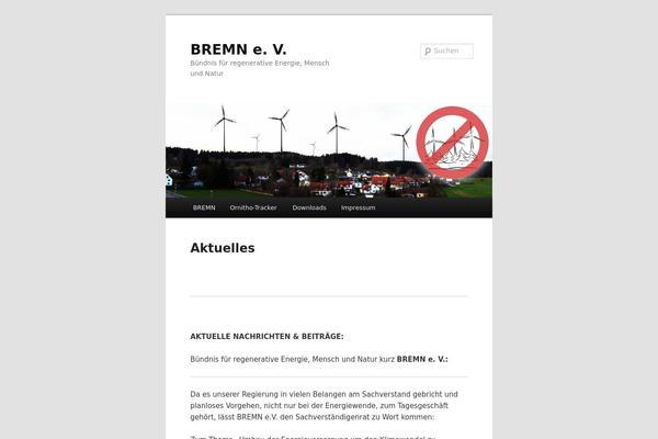 Twenty Eleven theme site design template sample