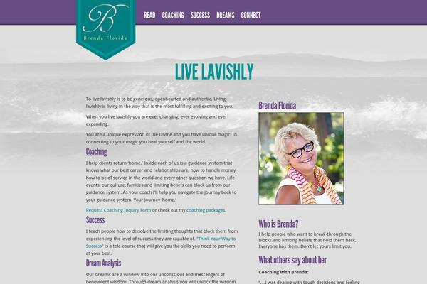 Sky theme site design template sample