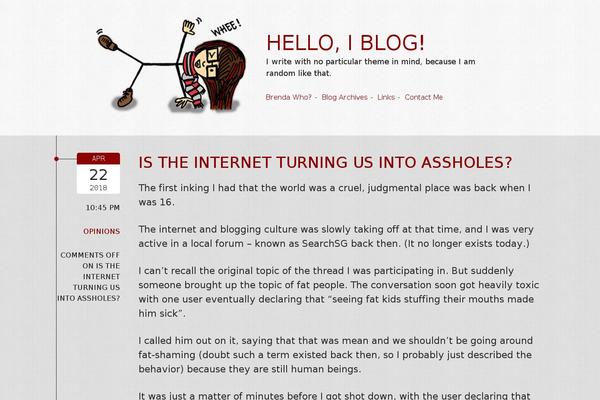 brendalogy.net site used Brendalogy2014