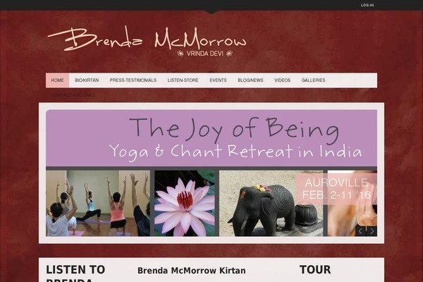 brendamcmorrow.com site used Soundboard