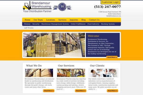 Enterprise theme site design template sample