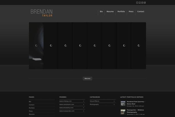 Corona theme site design template sample